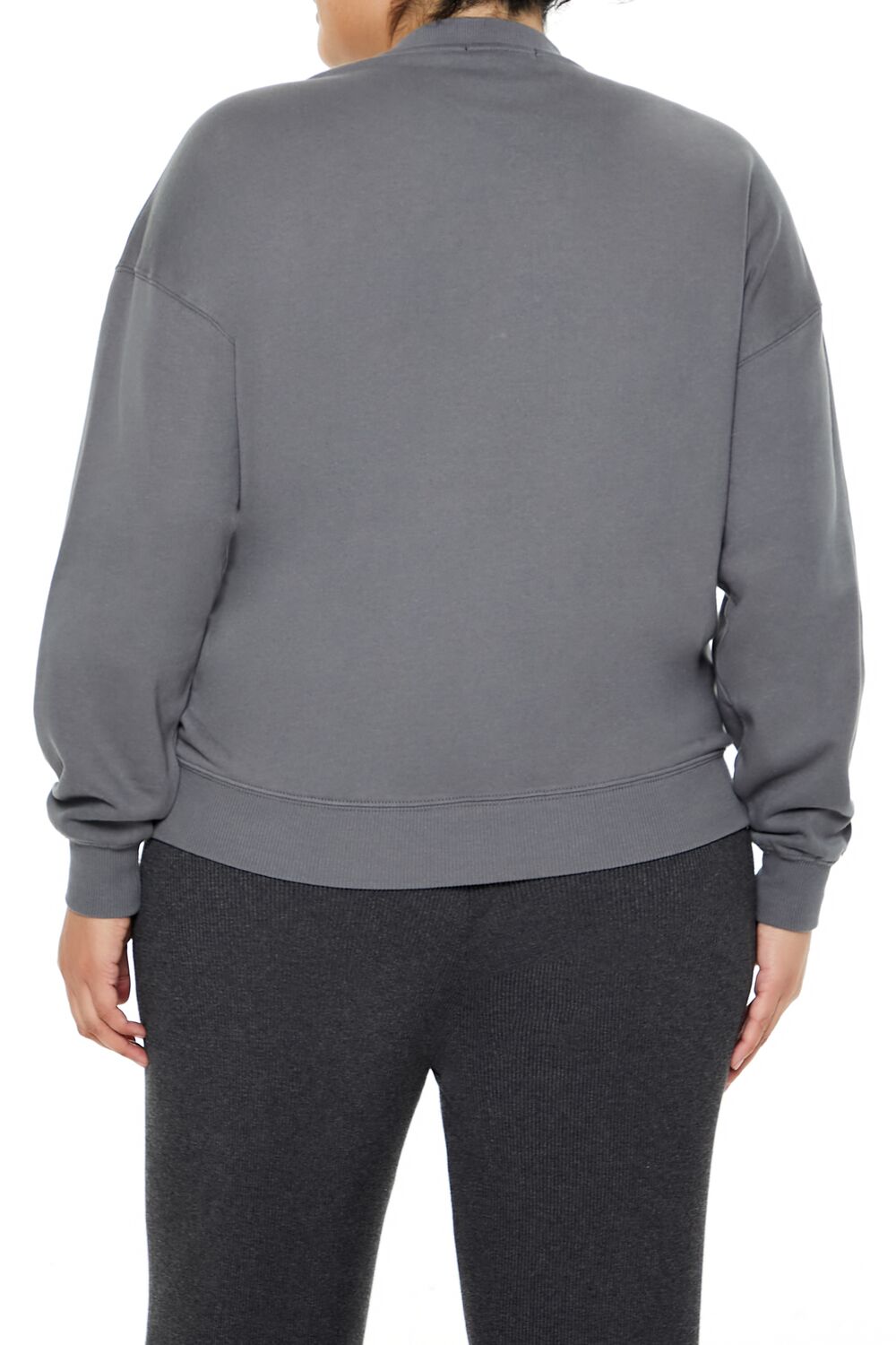 Plus Size Beaded Cancer Pullover - Forever 21