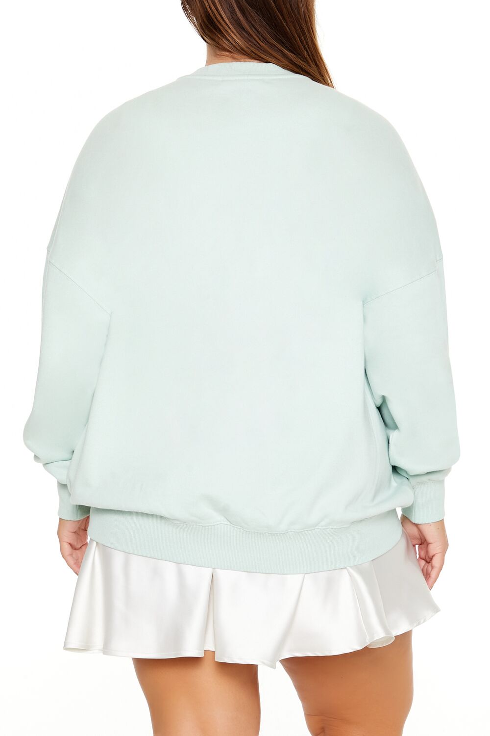 Plus Size Beaded Aquarius Pullover - Forever 21