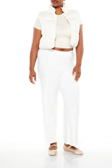 Plus Size Cropped Puffer Vest - Forever 21