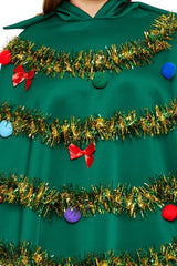 Plus Size Christmas Tree Poncho - Forever 21