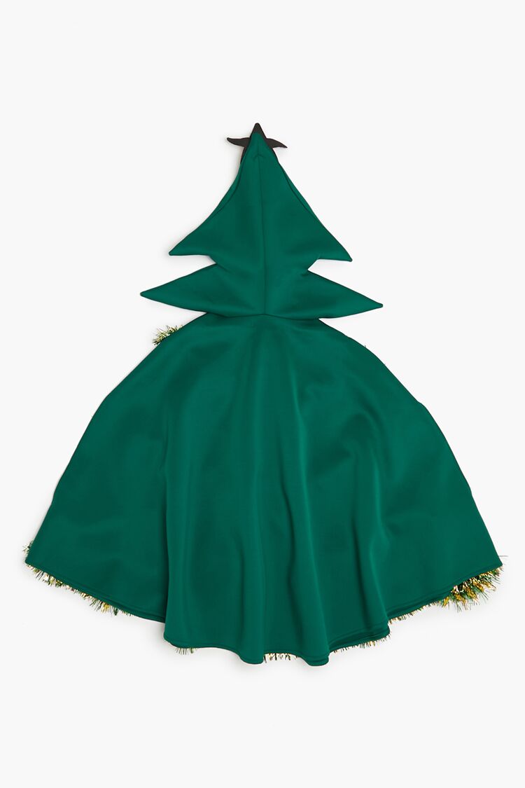 Plus Size Christmas Tree Poncho - Forever 21