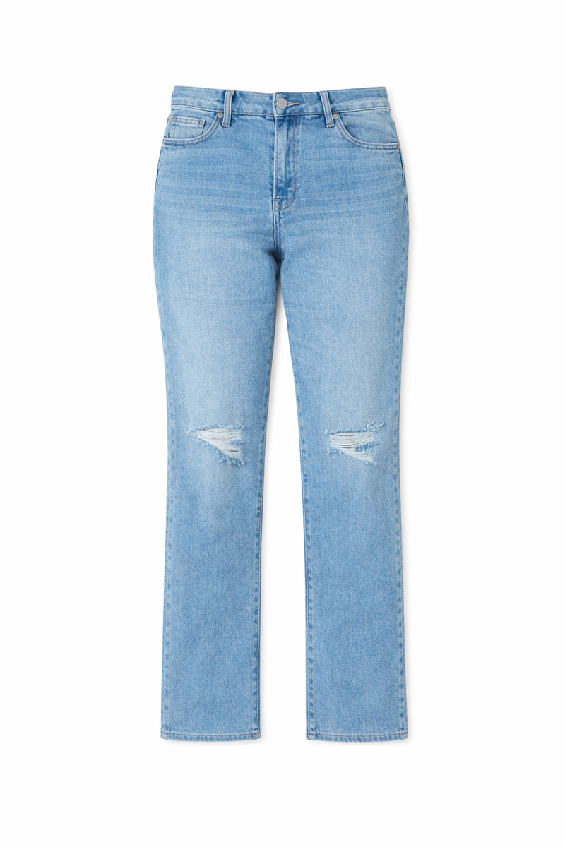 Plus Size Distressed Bootcut Jeans - Forever 21