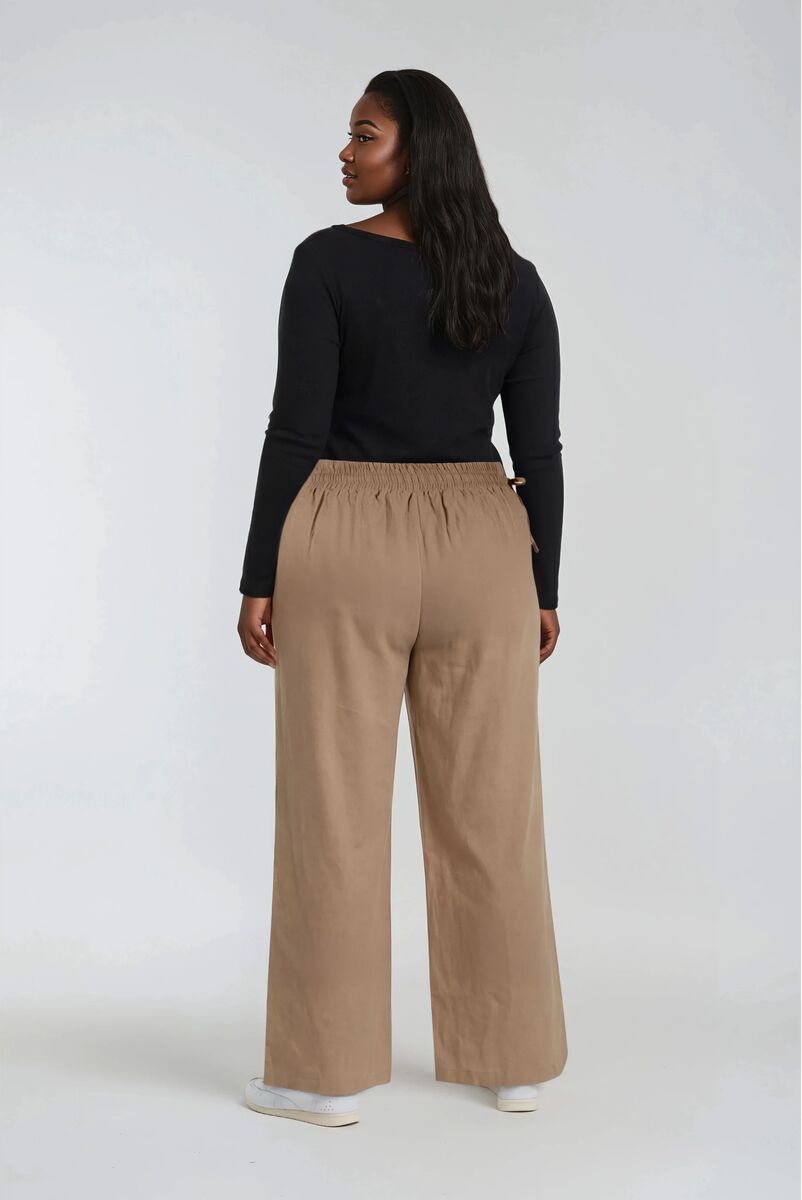 Plus Size Wide-Leg Side-Drawstring Pants - Forever 21