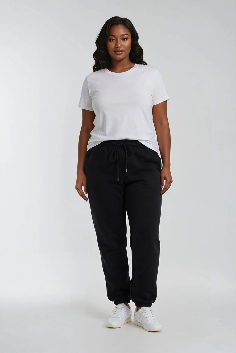 Plus Size Drawstring Elastic-Hem Sweatpants - Forever 21