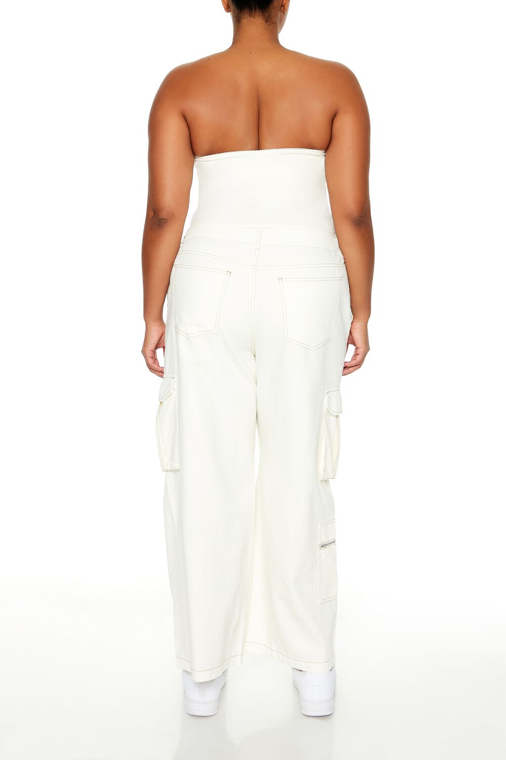 Plus Size High-Rise Cargo Pants - Forever 21