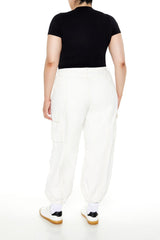 Plus Size High-Rise Cargo Joggers - Forever 21