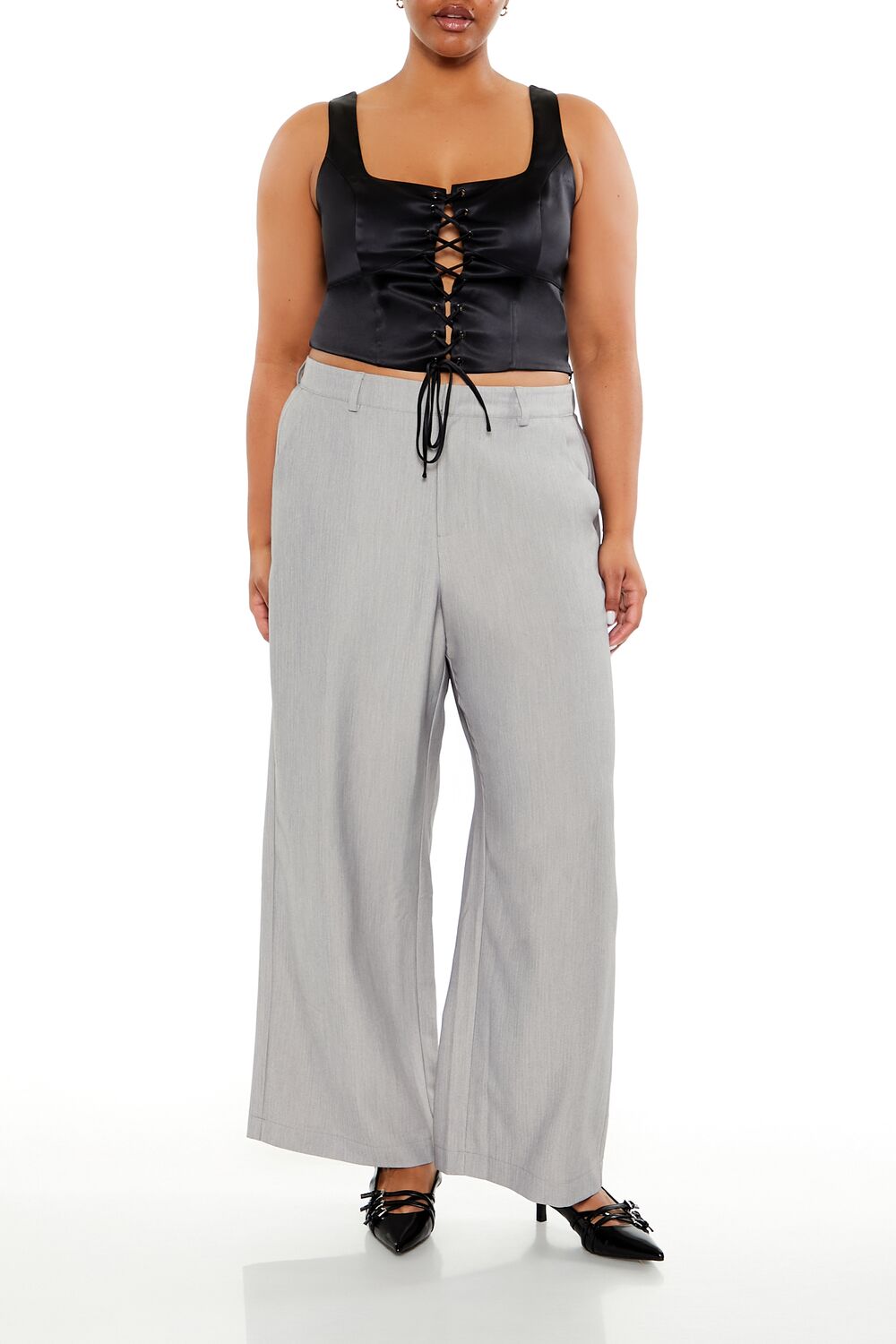 Plus Size Wide-Leg Pants - Forever 21