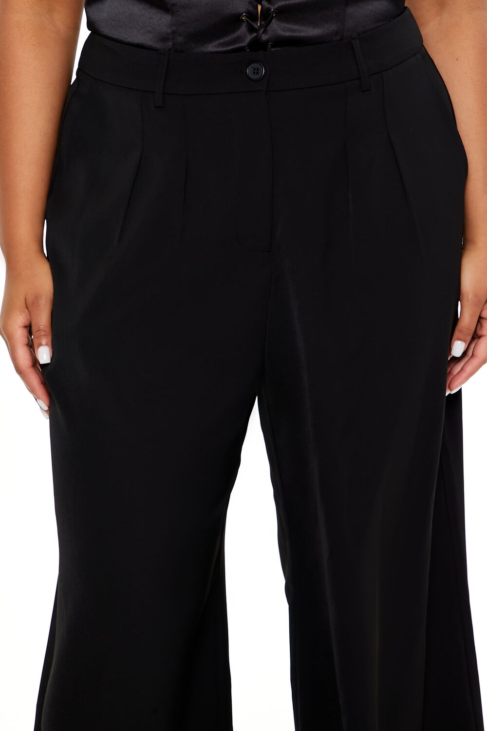 Plus Size Wide-Leg Trouser Pants - Forever 21