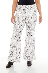 Plus Size Spotted High-Rise Pants - Forever 21