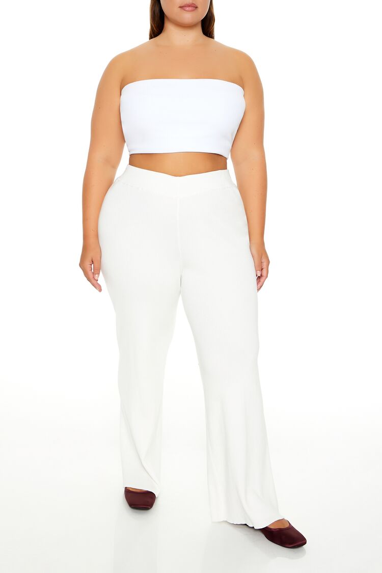 Plus Size Sweater-Knit Wide-Leg Pants - Forever 21