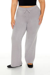 Plus Size Sweater-Knit Pants - Forever 21