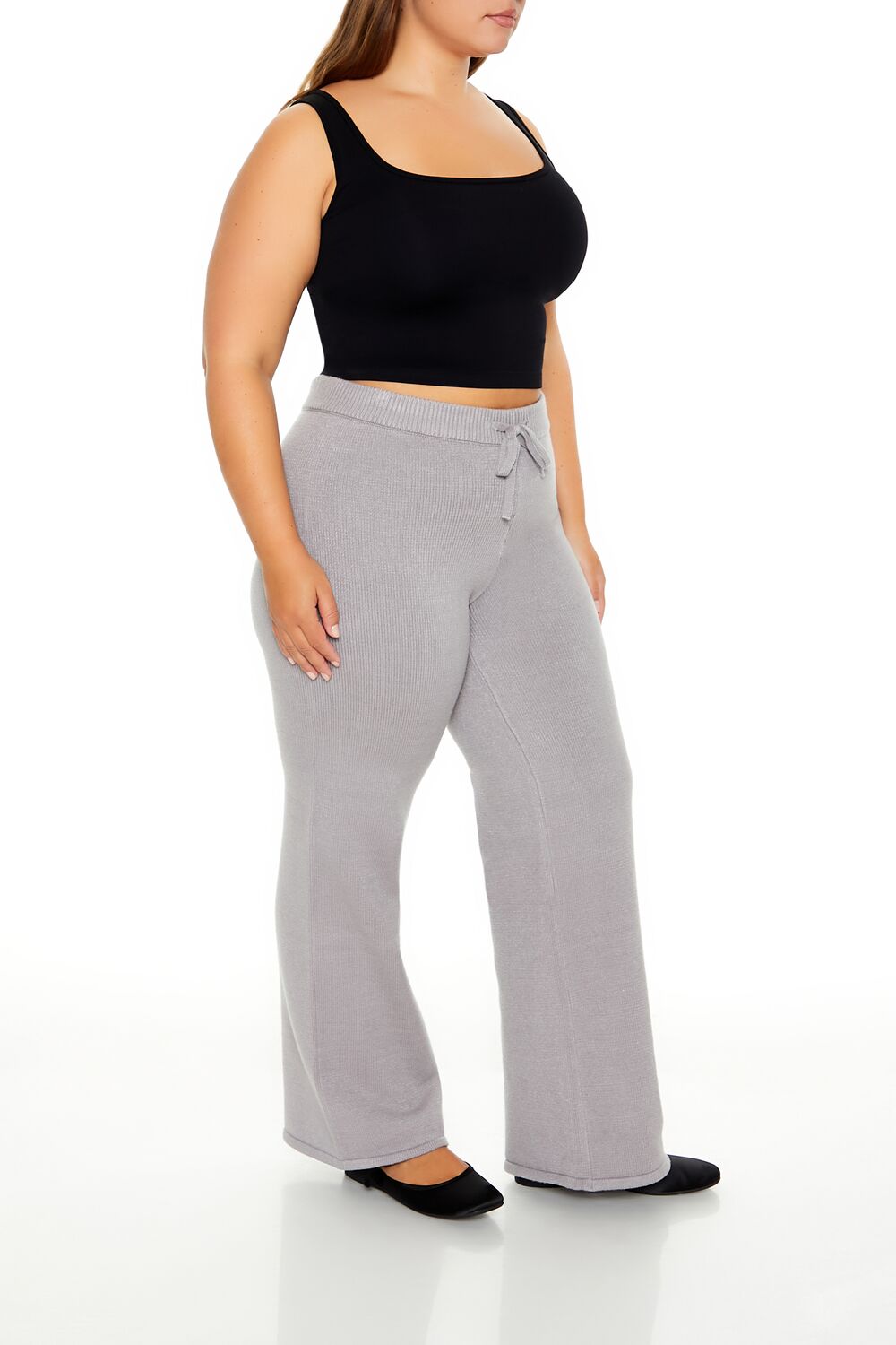 Plus Size Sweater-Knit Pants - Forever 21