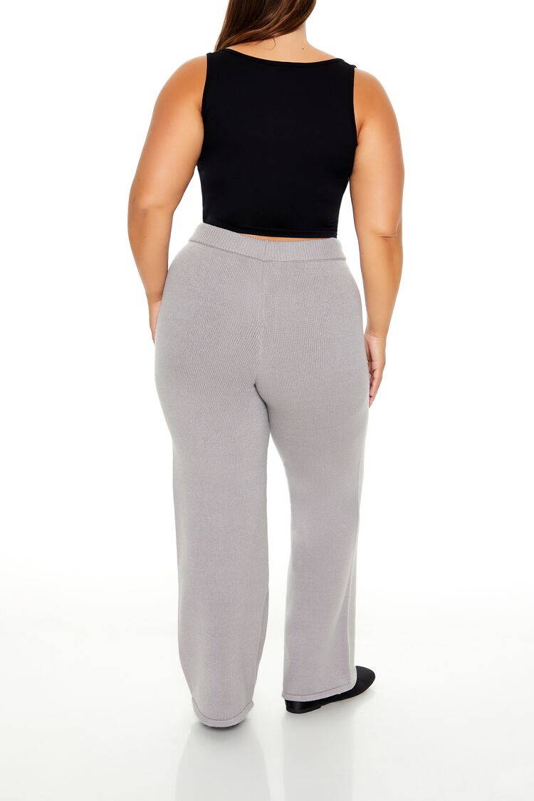 Plus Size Sweater-Knit Pants - Forever 21