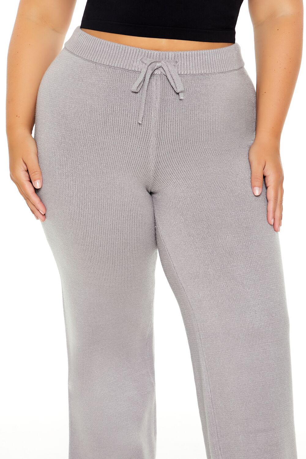 Plus Size Sweater-Knit Pants - Forever 21