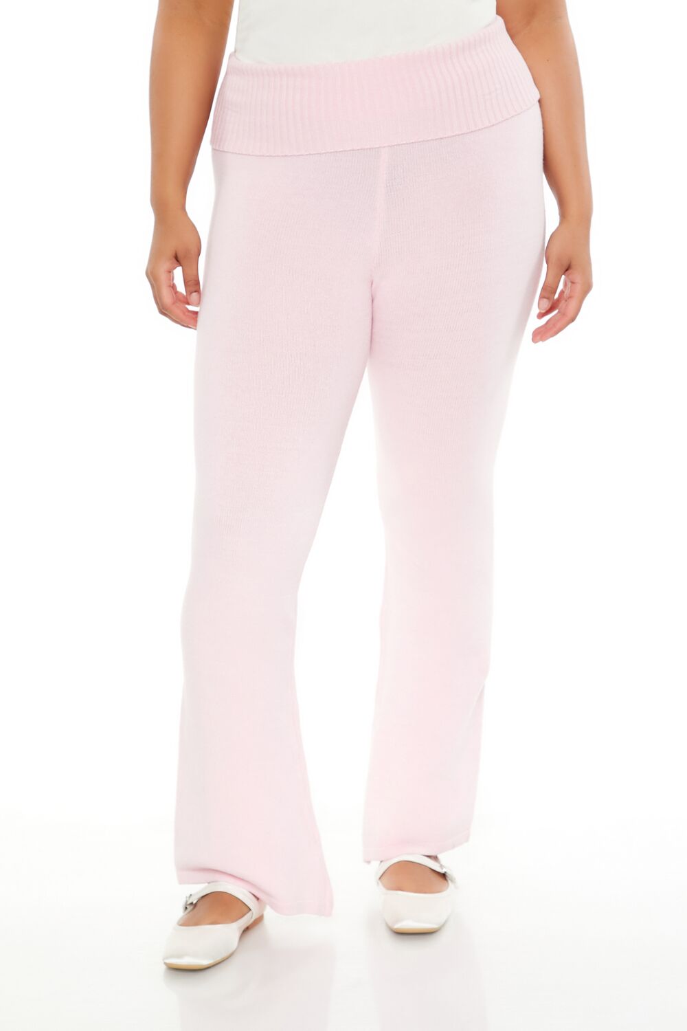 Plus Size Sweater-Knit Pants - Forever 21