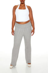 Plus Size Sweater-Knit Pants - Forever 21