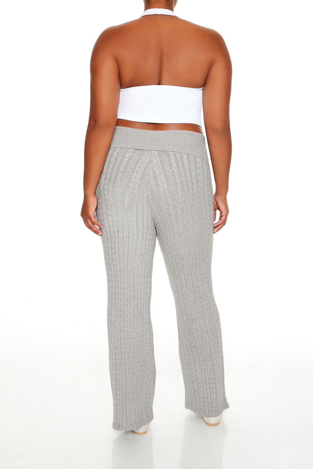 Plus Size Sweater-Knit Pants - Forever 21