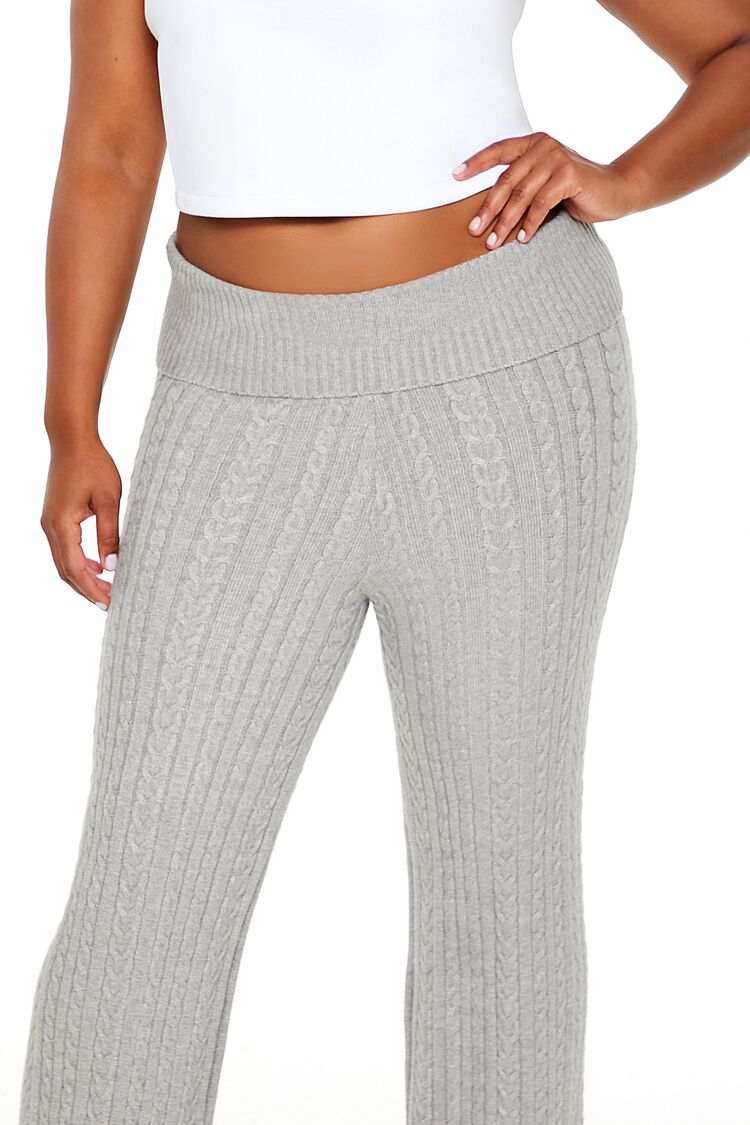 Plus Size Sweater-Knit Pants - Forever 21