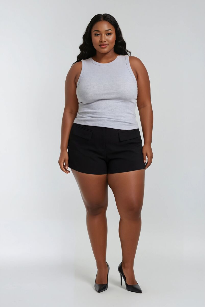 Plus Size Trouser Shorts - Forever 21