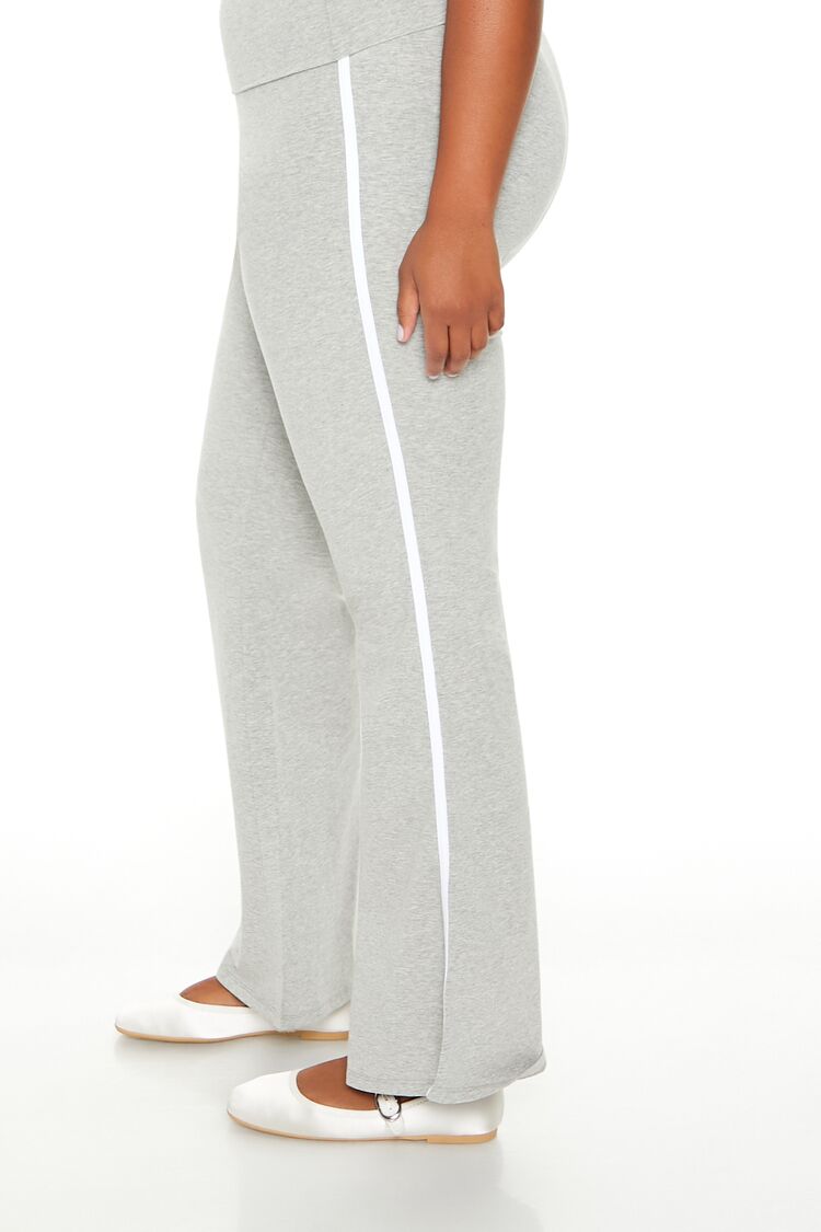 Plus Size Two-Tone Flare Leggings - Forever 21