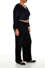 Plus Size Wide-Leg Sweater-Knit Pants - Forever 21