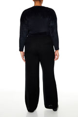 Plus Size Wide-Leg Sweater-Knit Pants - Forever 21