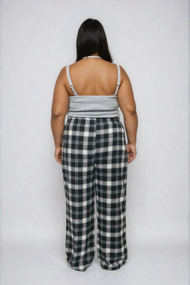 Plus Size Plaid Flannel Pajama Pants - Forever 21