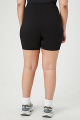 Plus Size Cotton Biker Shorts - Forever 21
