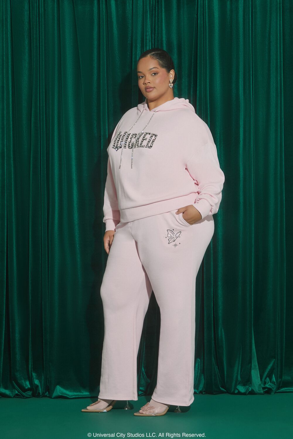 Plus Size Wicked Butterfly Sweatpants - Forever 21