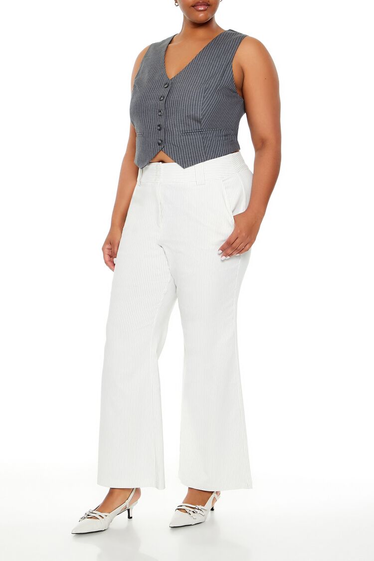 Plus Size High-Rise Trouser Pants - Forever 21