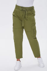 Plus Size Ankle Cargo Pants - Forever 21