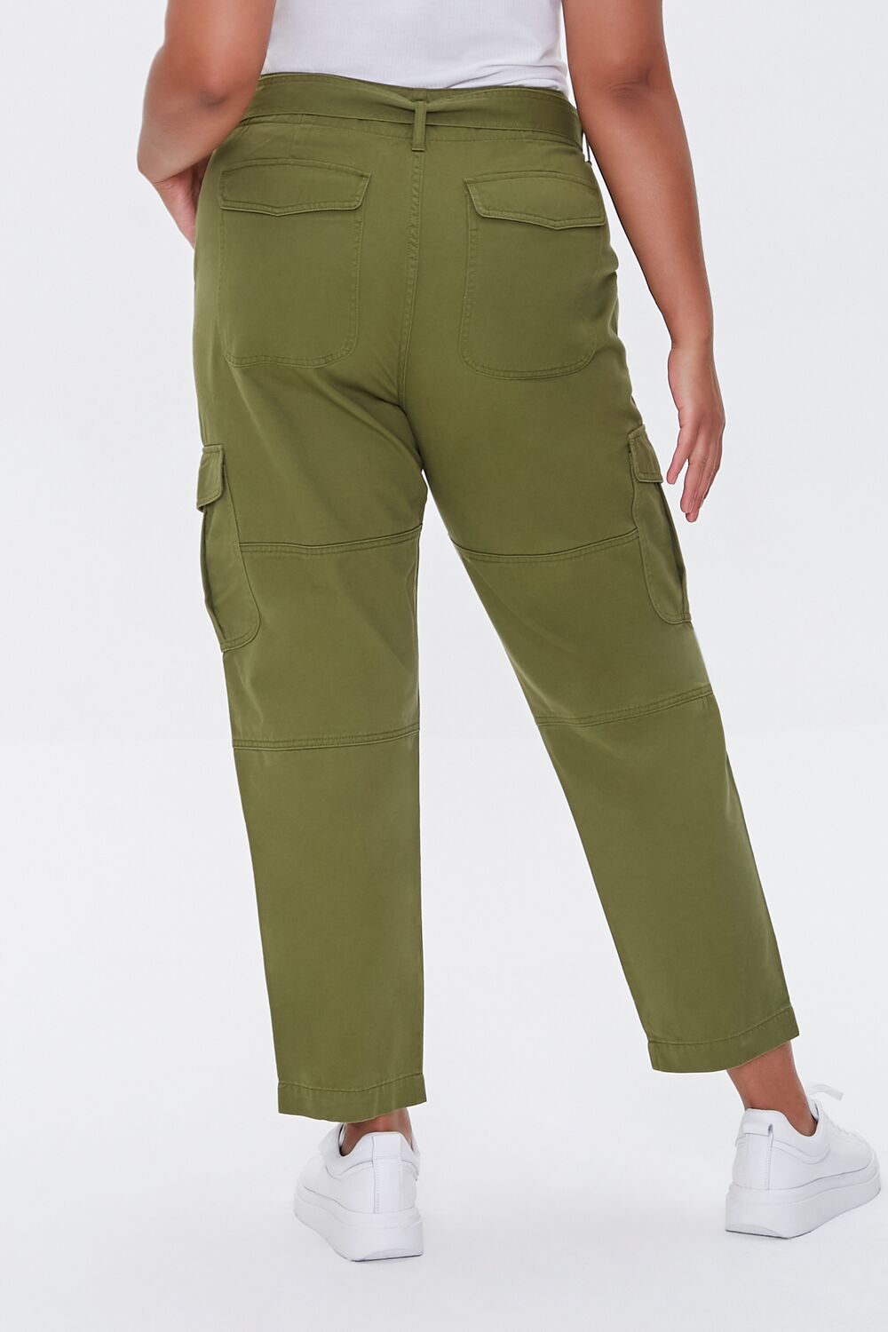 Plus Size Ankle Cargo Pants - Forever 21