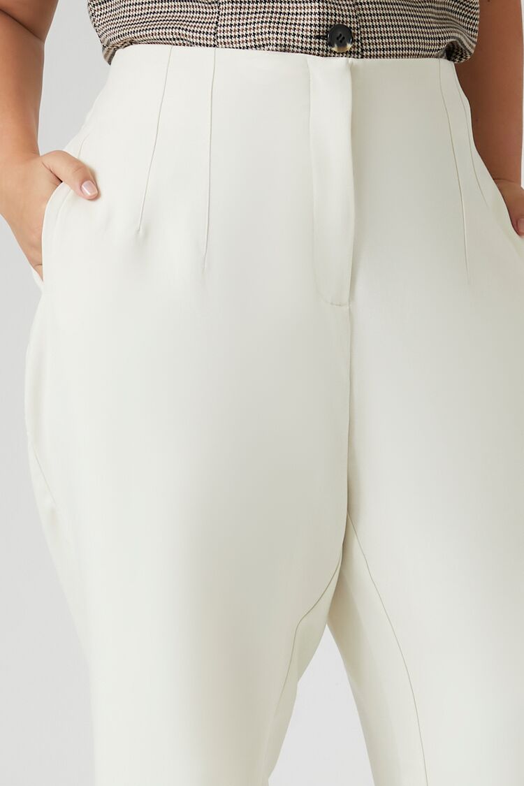 Plus Size High-Rise Straight Pants - Forever 21