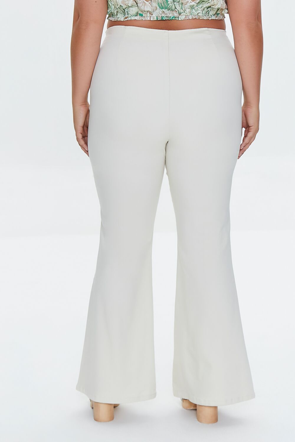 Plus Size High-Rise Flare Pants - Forever 21