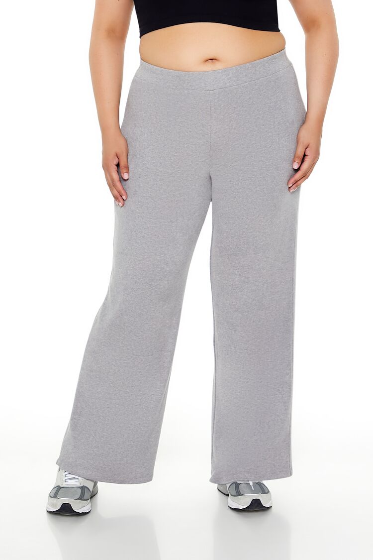 Plus Size High-Rise Wide-Leg Pants - Forever 21