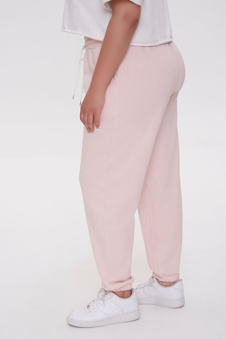 Plus Size Fleece Joggers - Forever 21