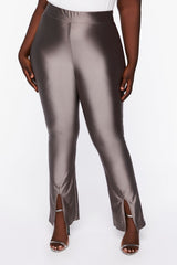 Plus Size Split Hem Leggings - Forever 21