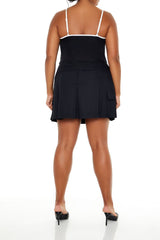 Plus Size Pleated Cargo Skirt - Forever 21