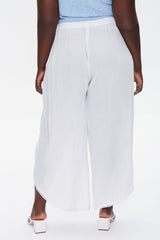 Plus Size Crochet-Trim Tassel Pants - Forever 21