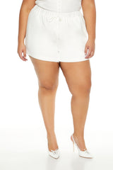 Plus Size High-Rise Pull-On Shorts - Forever 21