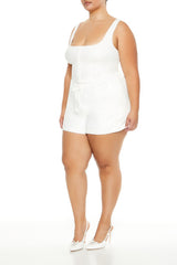 Plus Size High-Rise Pull-On Shorts - Forever 21