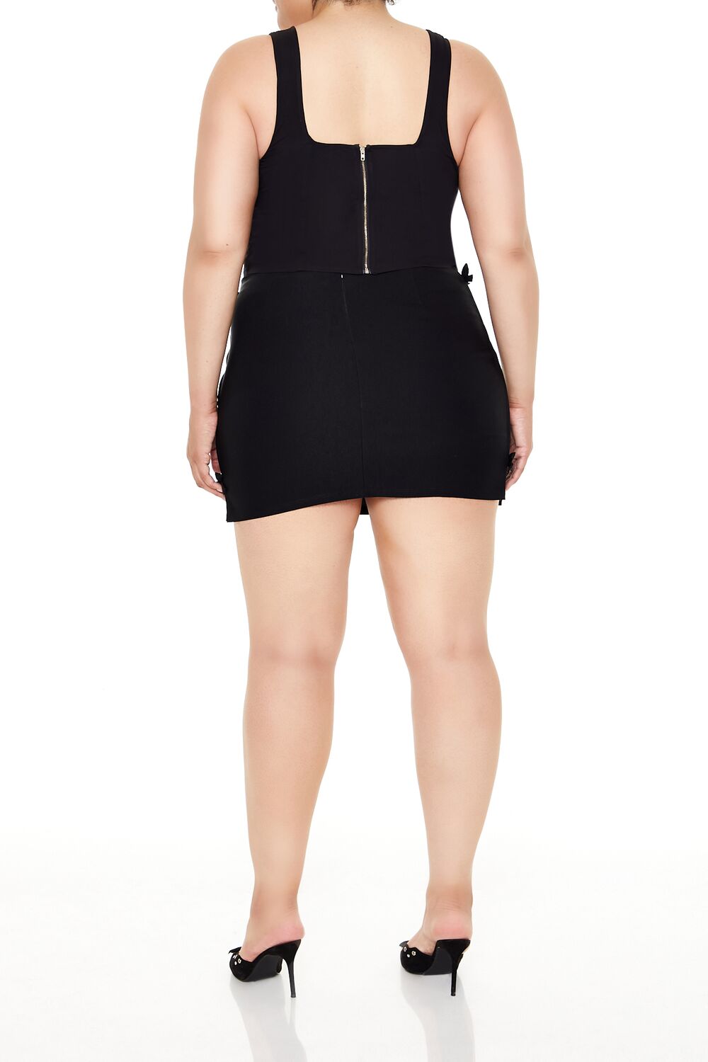 Plus Size Bow Mini Skirt - Forever 21