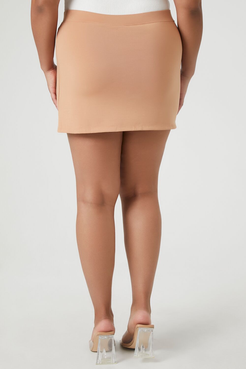 Plus Size Fitted Mini Skirt - Forever 21