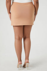 Plus Size Fitted Mini Skirt - Forever 21