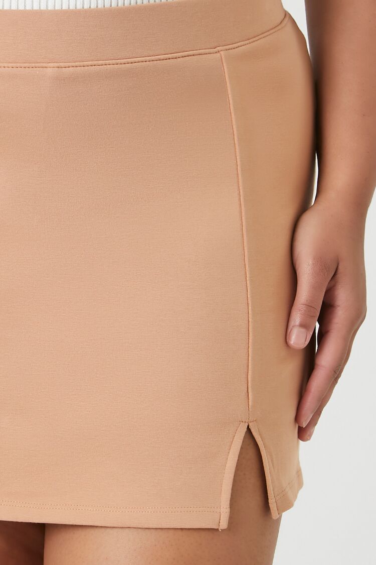 Plus Size Fitted Mini Skirt - Forever 21