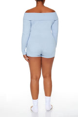 Plus Size Off-the-Shoulder Romper - Forever 21