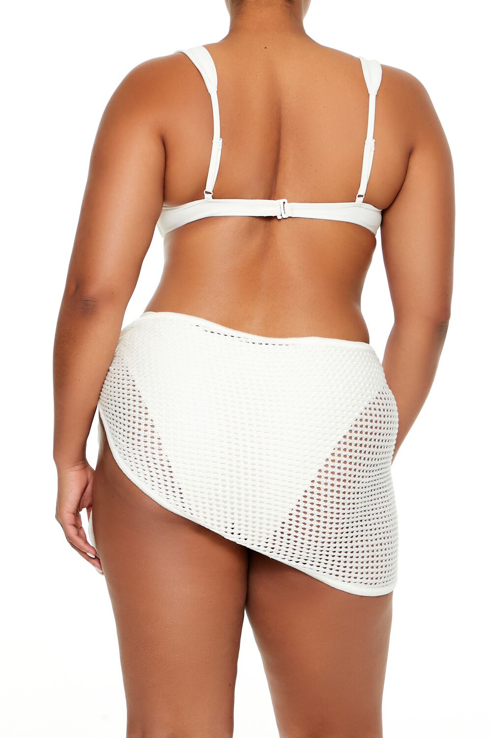 Plus Size Swim Cover-Up Mini Skirt - Forever 21