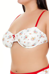 Plus Size Floral Underwire Bikini Top - Forever 21