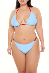 Plus Size Bar String Bikini Bottoms - Forever 21