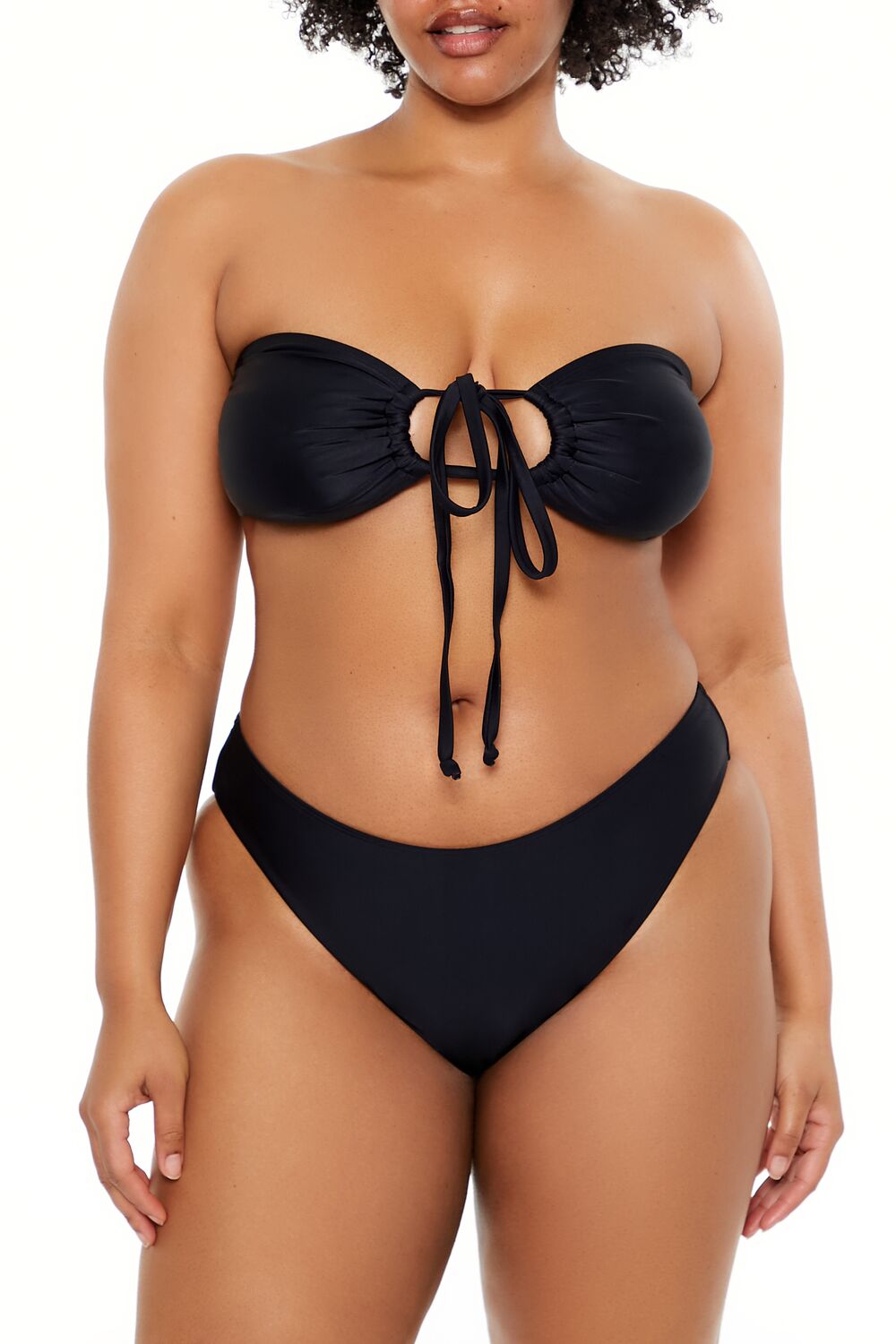 Plus Size Cheeky Bikini Bottoms - Forever 21